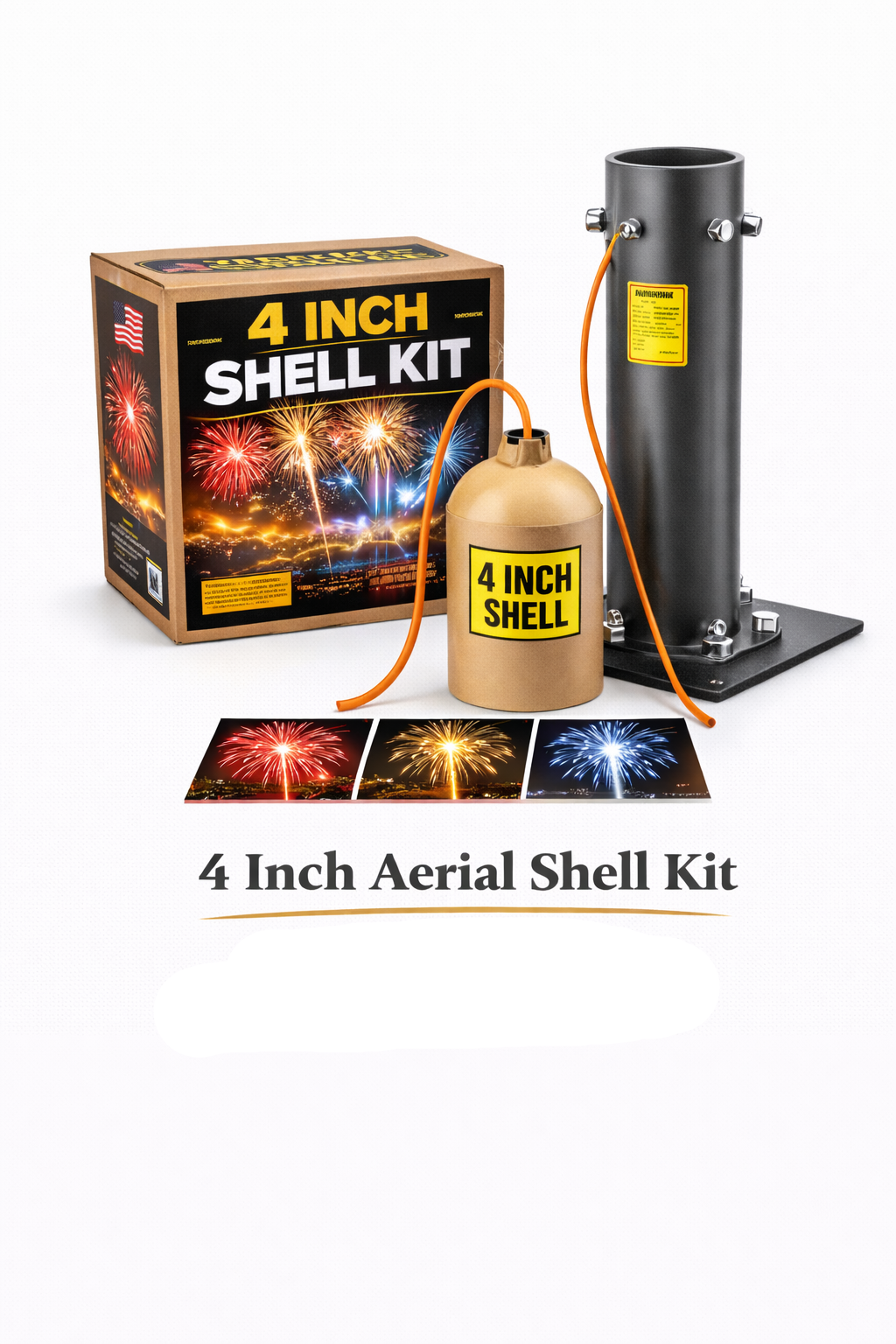 4 Inch Aerial Shell Kit